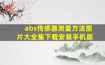 abs传感器测量方法图片大全集下载安装手机版