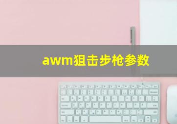 awm狙击步枪参数