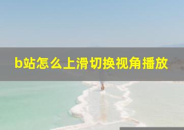 b站怎么上滑切换视角播放