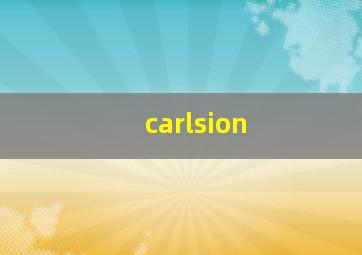 carlsion