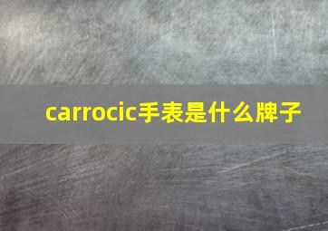 carrocic手表是什么牌子