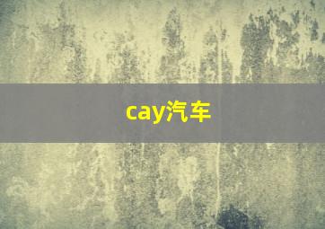 cay汽车