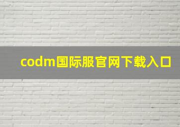 codm国际服官网下载入口