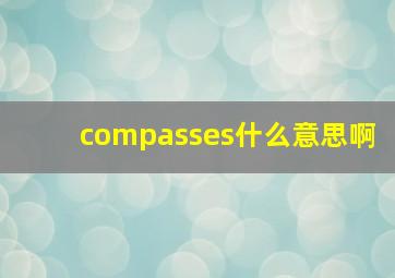 compasses什么意思啊