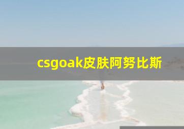 csgoak皮肤阿努比斯