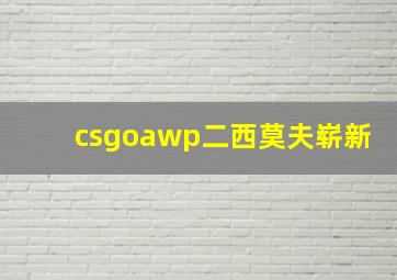 csgoawp二西莫夫崭新