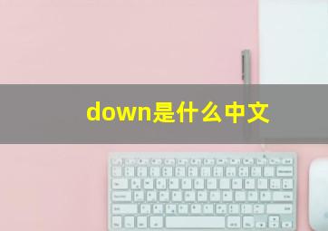 down是什么中文