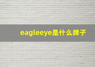 eagleeye是什么牌子