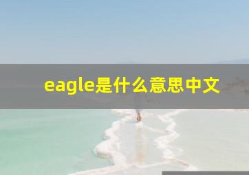 eagle是什么意思中文