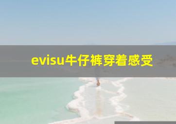 evisu牛仔裤穿着感受