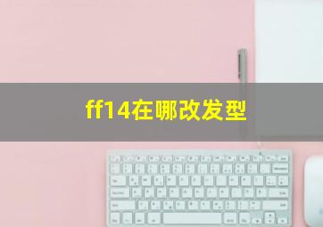 ff14在哪改发型