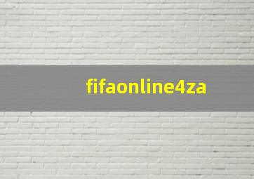 fifaonline4za