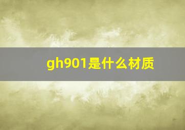 gh901是什么材质