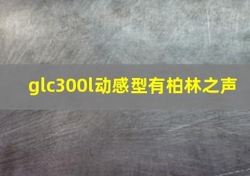 glc300l动感型有柏林之声