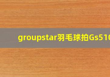 groupstar羽毛球拍Gs5102