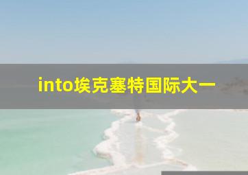 into埃克塞特国际大一