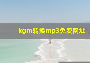 kgm转换mp3免费网址