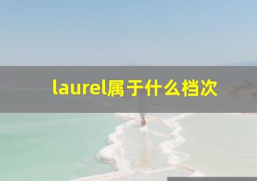 laurel属于什么档次