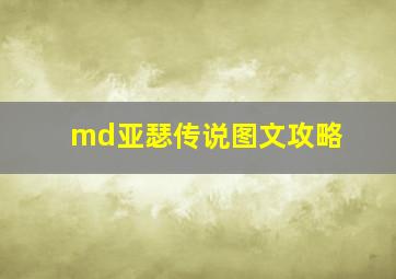 md亚瑟传说图文攻略