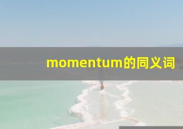 momentum的同义词