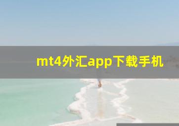 mt4外汇app下载手机