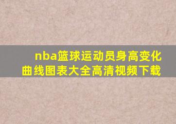 nba篮球运动员身高变化曲线图表大全高清视频下载