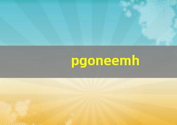 pgoneemh