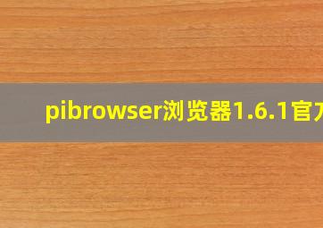 pibrowser浏览器1.6.1官方