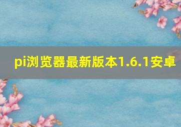 pi浏览器最新版本1.6.1安卓