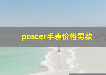 poscer手表价格男款