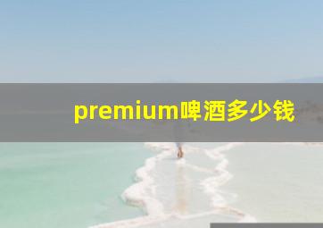 premium啤酒多少钱