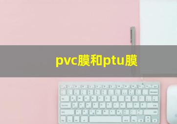 pvc膜和ptu膜