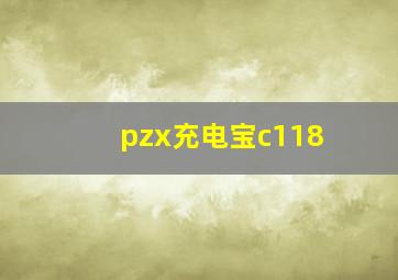 pzx充电宝c118