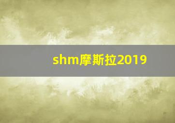 shm摩斯拉2019