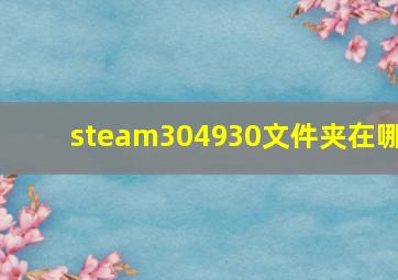 steam304930文件夹在哪