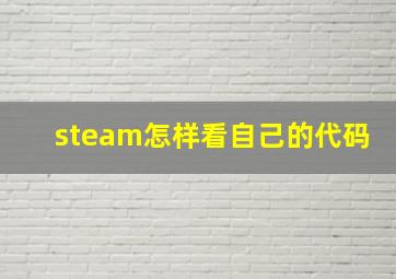 steam怎样看自己的代码