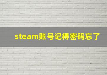 steam账号记得密码忘了