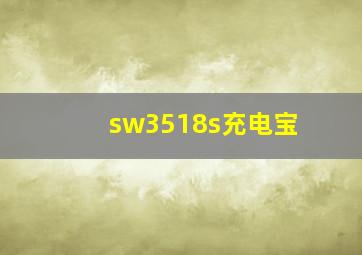 sw3518s充电宝