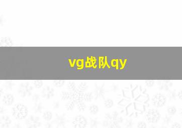 vg战队qy