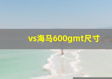 vs海马600gmt尺寸