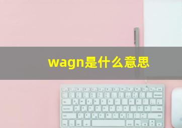 wagn是什么意思