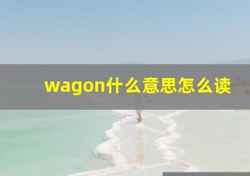 wagon什么意思怎么读