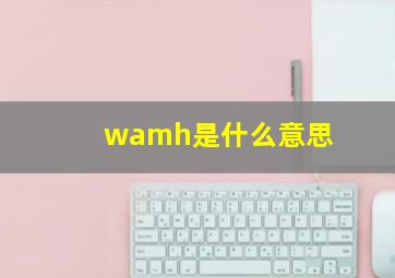 wamh是什么意思