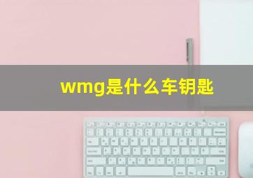 wmg是什么车钥匙