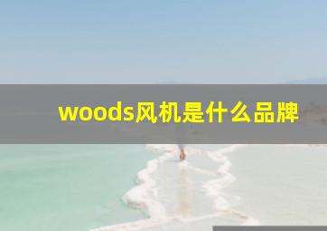 woods风机是什么品牌