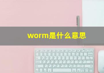 worm是什么意思