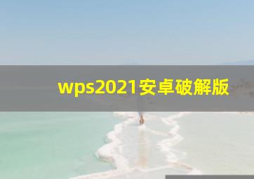 wps2021安卓破解版