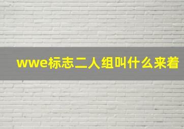 wwe标志二人组叫什么来着