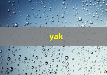 yak