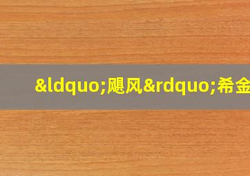 “飓风”希金斯